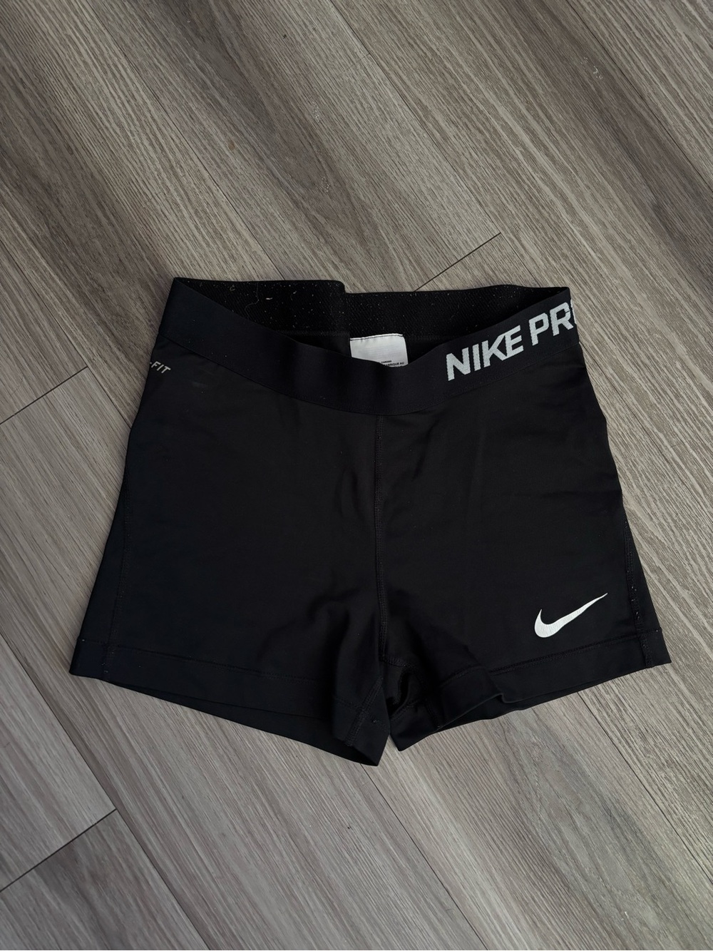 Nike Black Pro Short-Length Training Bike Shorts